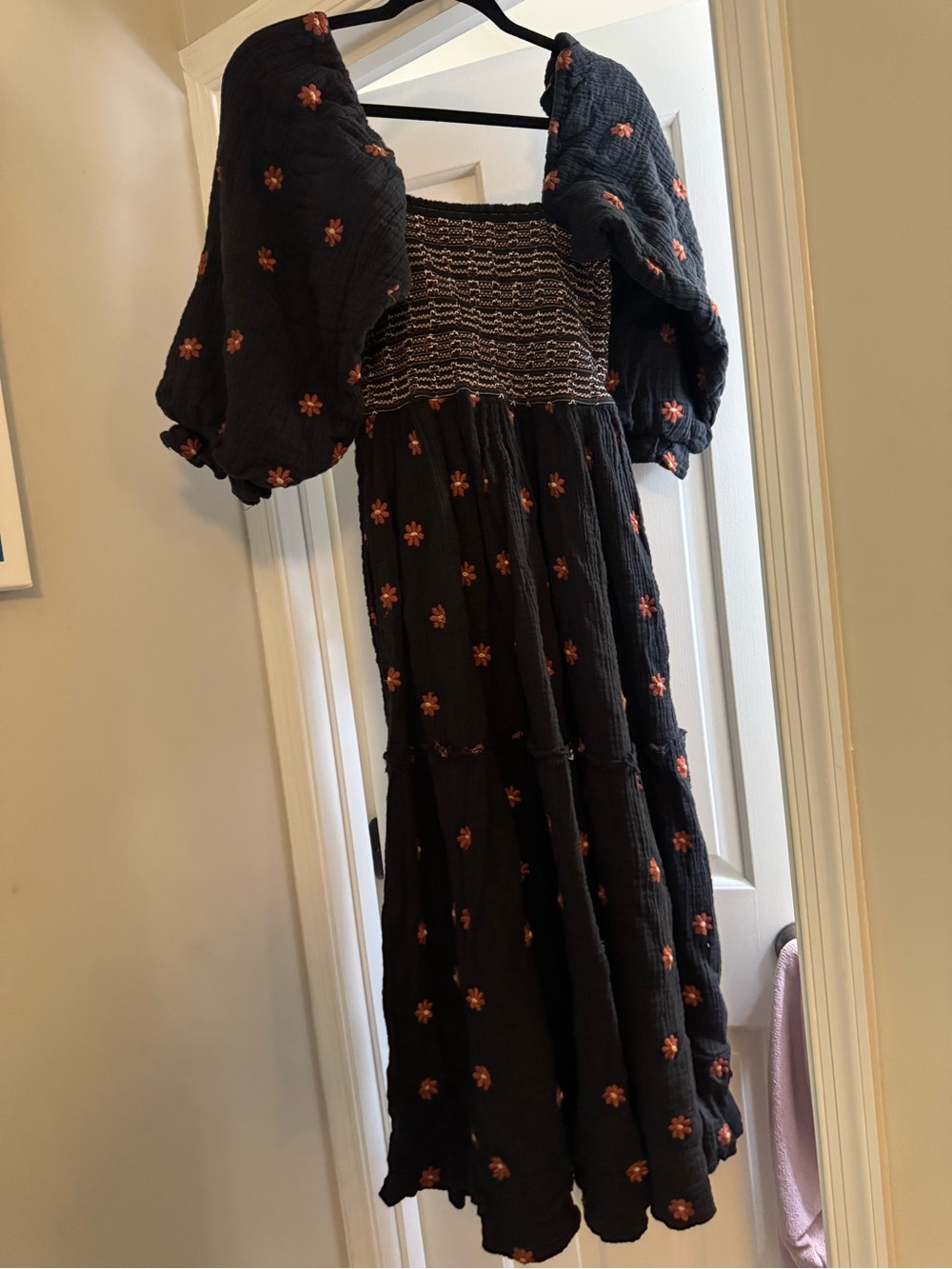 Free people Delilah smocked embroidered dress - Picture 3 of 7